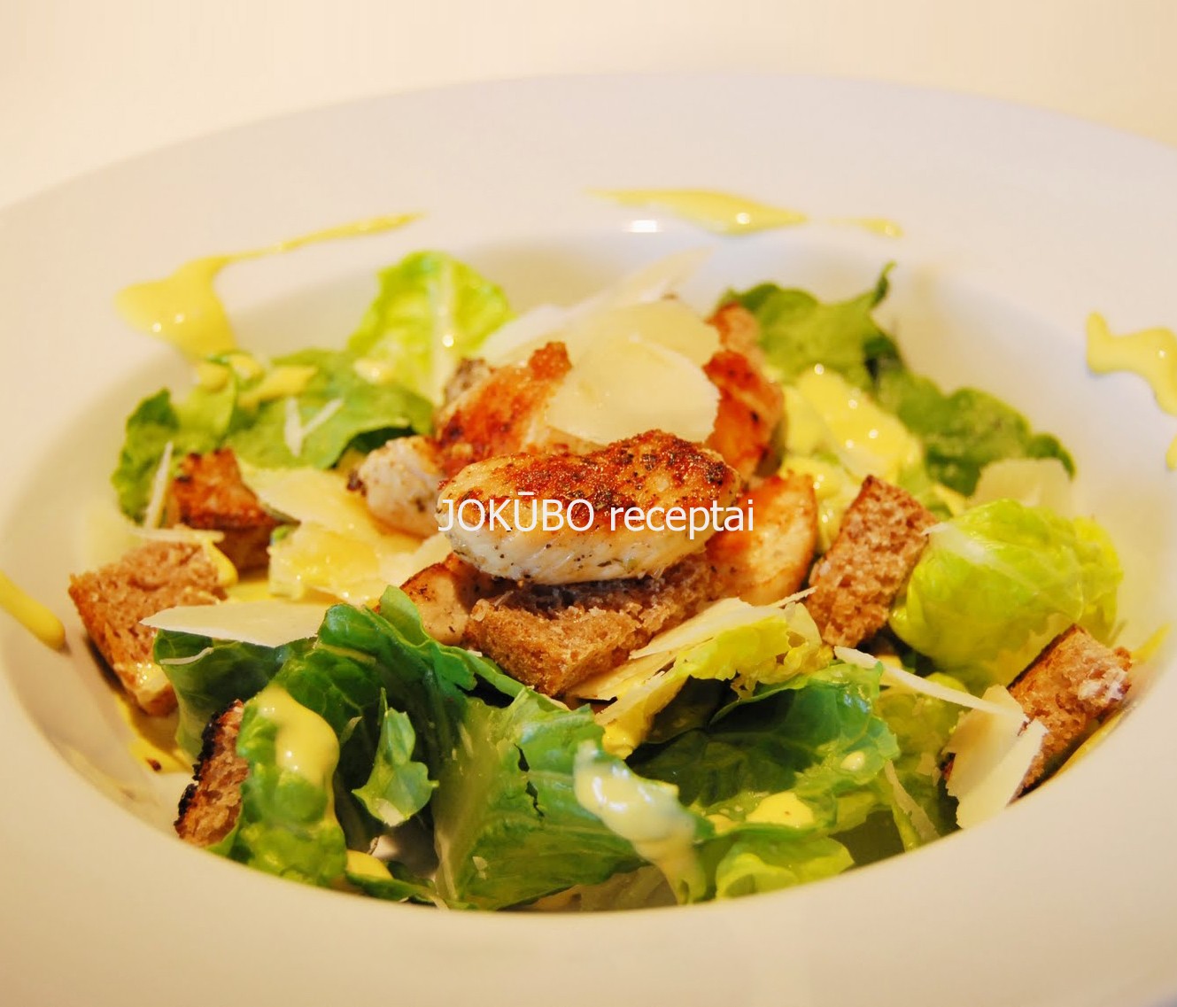 Cezario salotų receptas